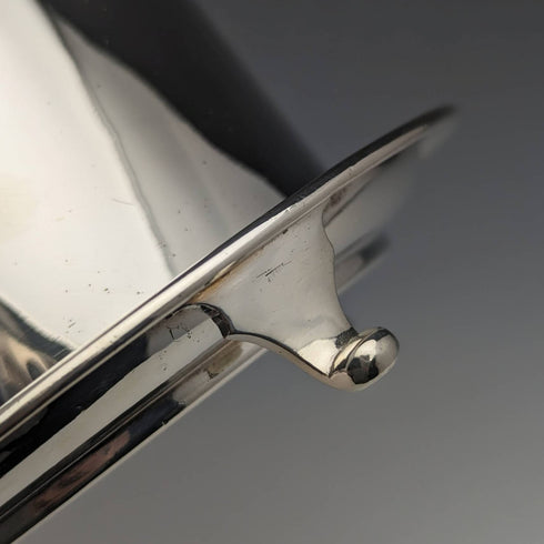 British Antique Silver Plated Biscuit Barrel Henry Atkin